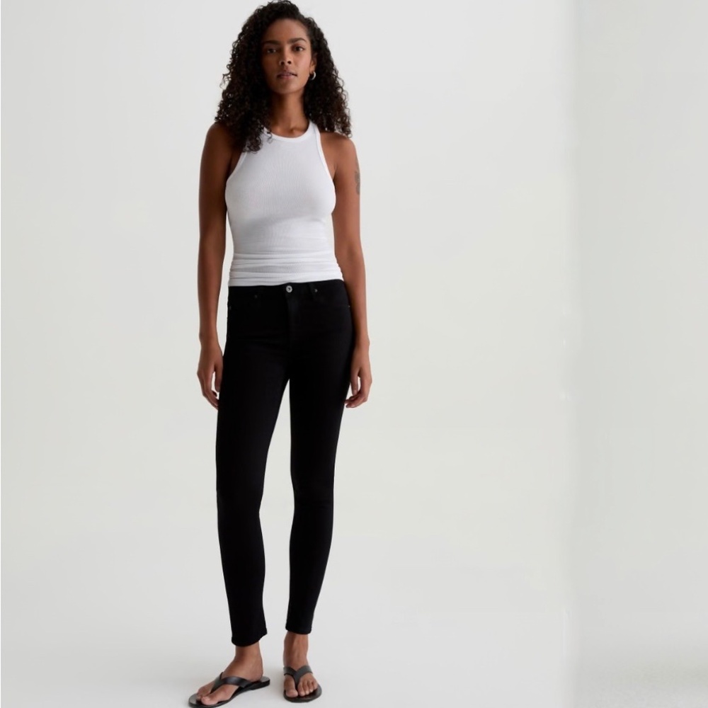 AG Black Skinny Anke Legging Jeans Size 28